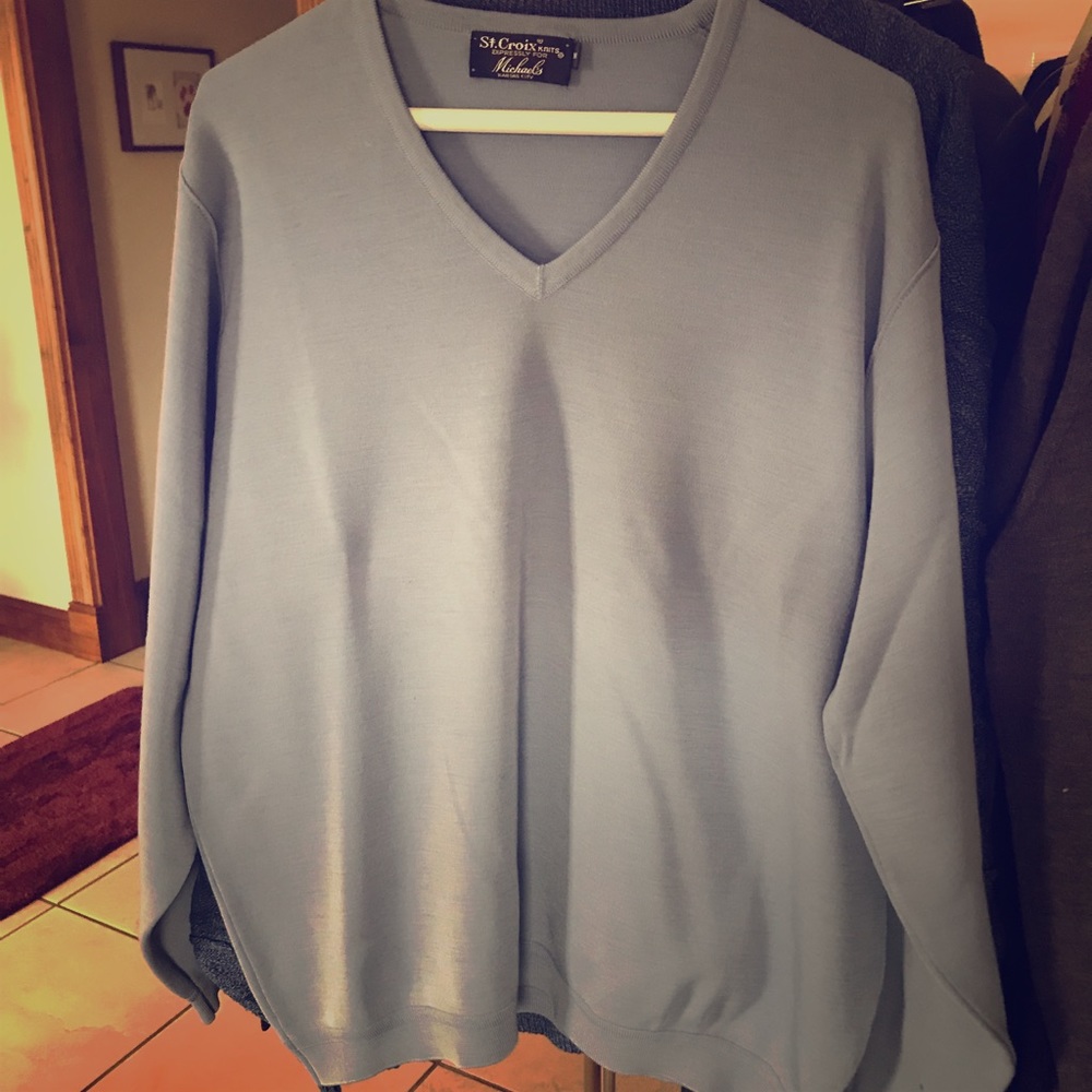 St. Croix Men’s V Neck Sweater